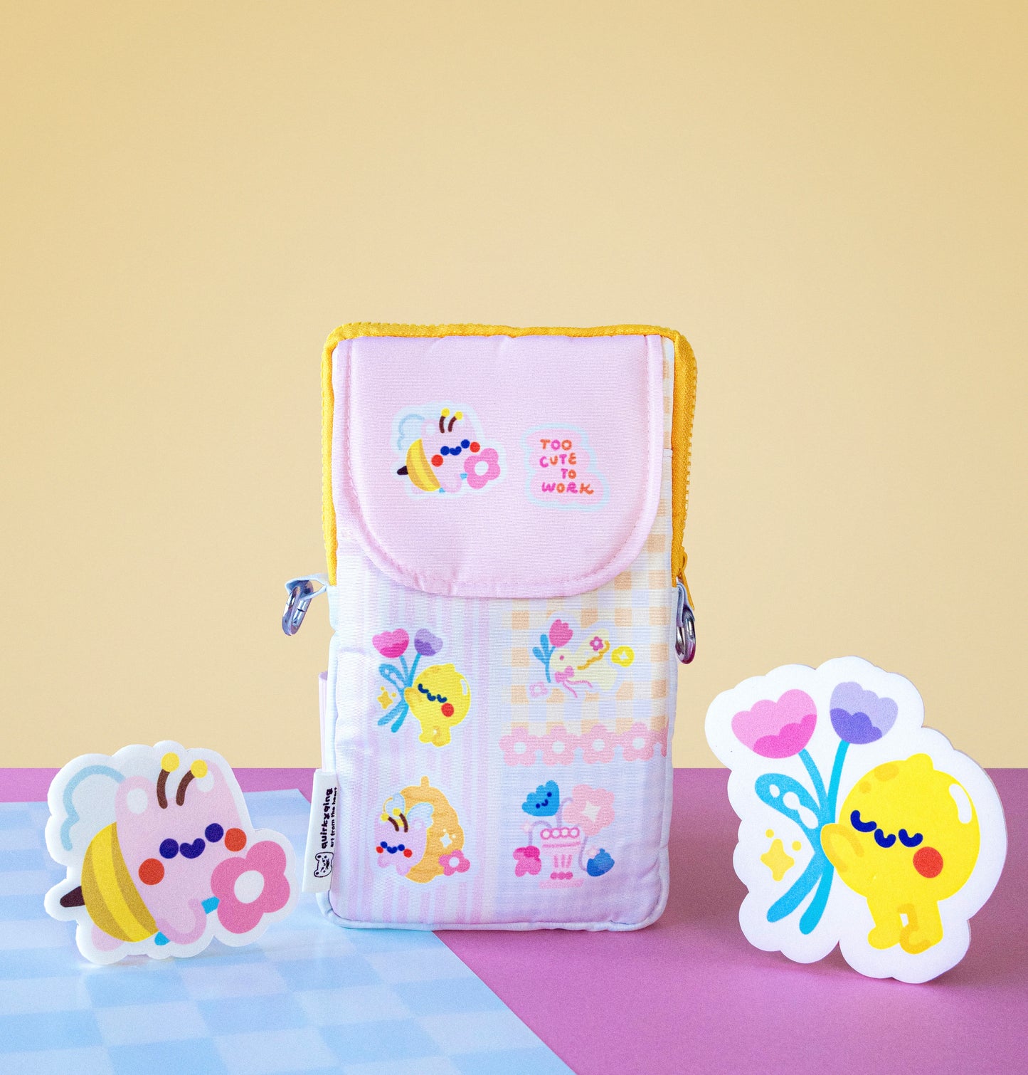 Puffy Phone Pouch (Too Cute to Work)