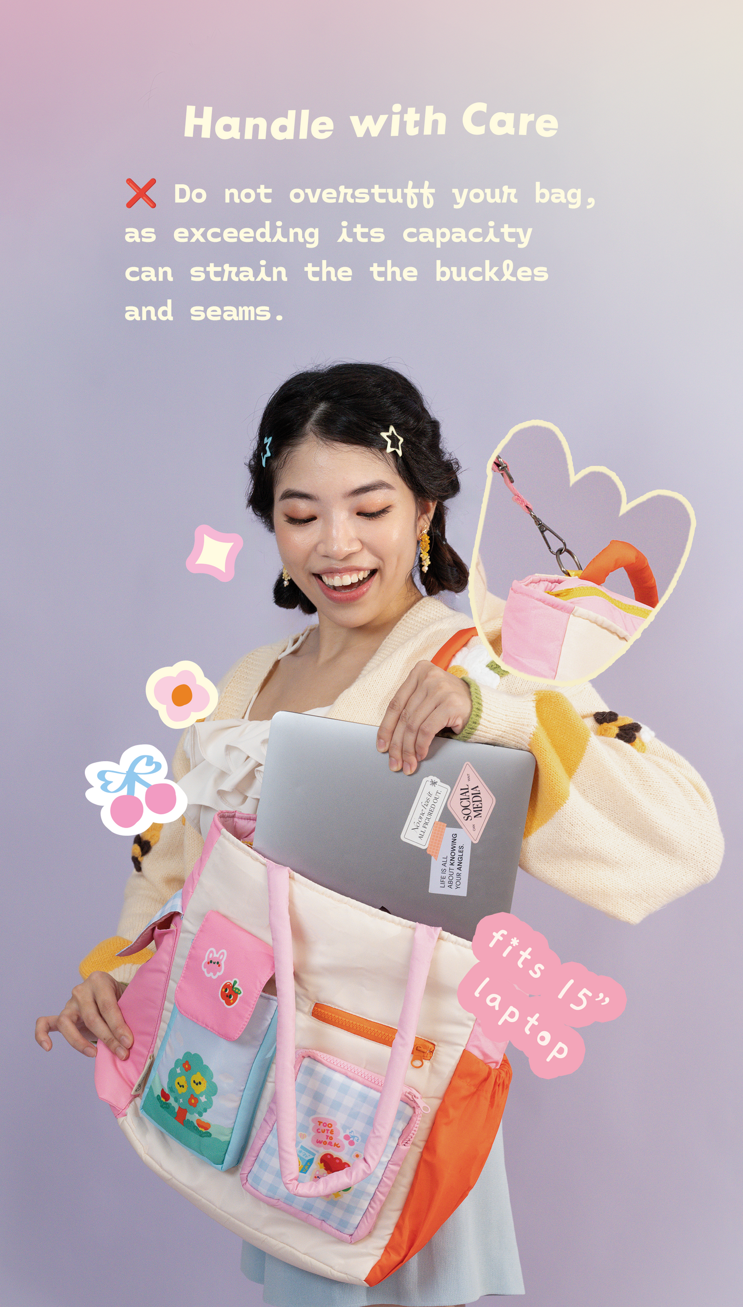 QuirkyQing Tote Pack (Sunny Ed.)