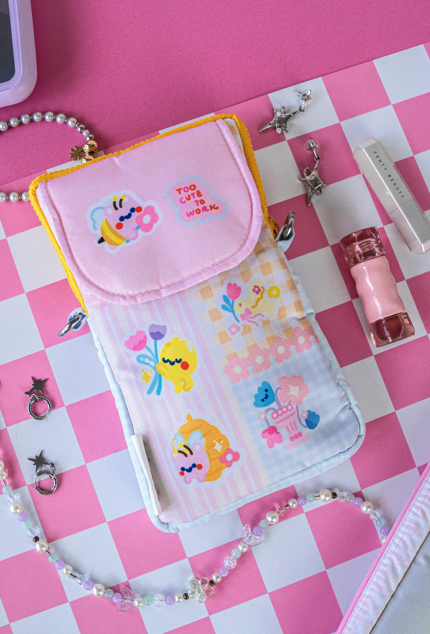 Puffy Phone Pouch (Too Cute to Work)