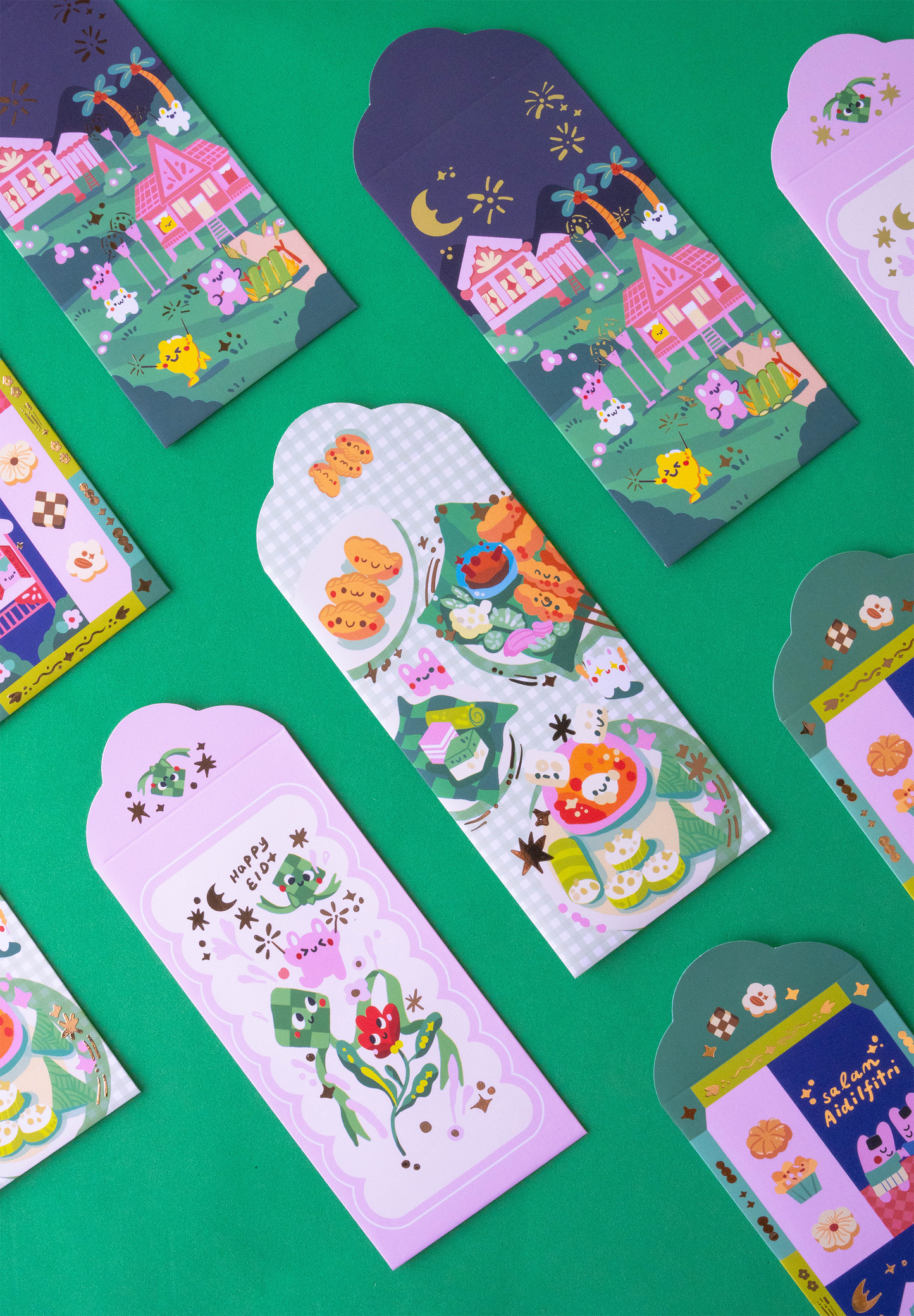 Raya Packet 2025 by QuirkyQing (8 pcs, 4 designs)
