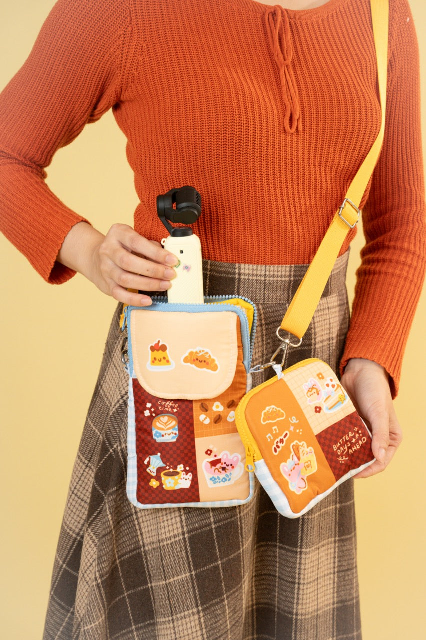 Puffy Phone Pouch (Butter Days Collection)