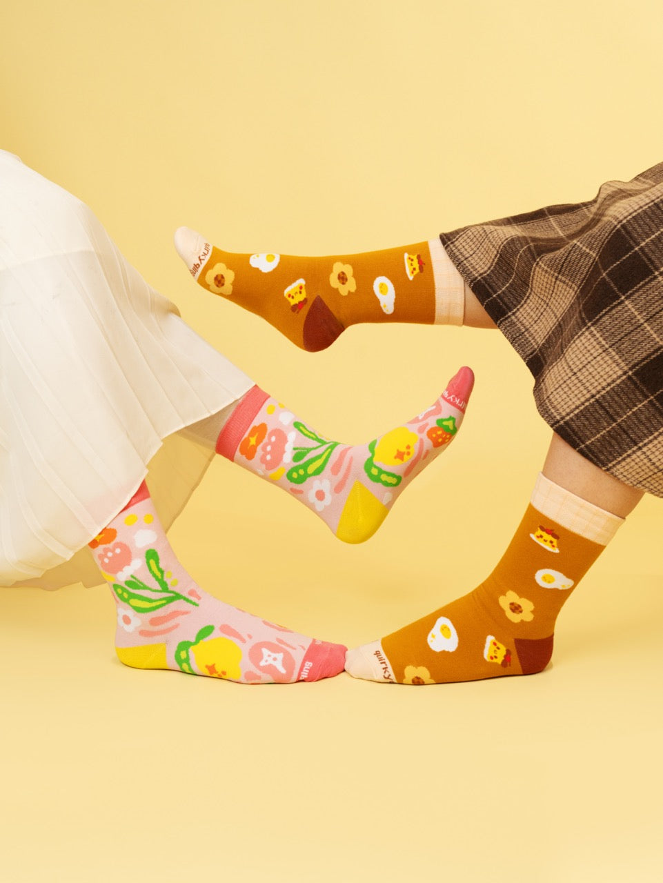 Butter Days Matching Crew Socks