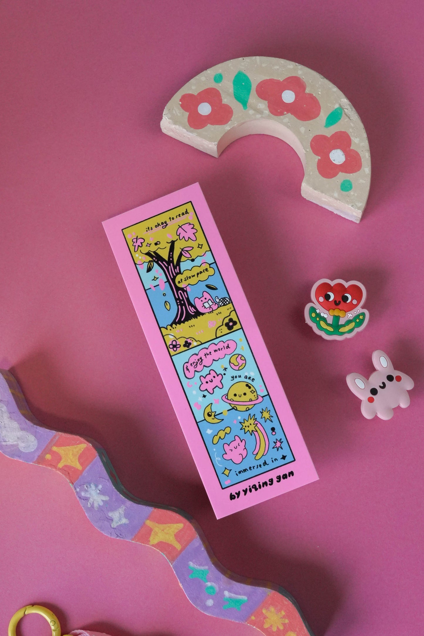 Slow Reader Book Mark