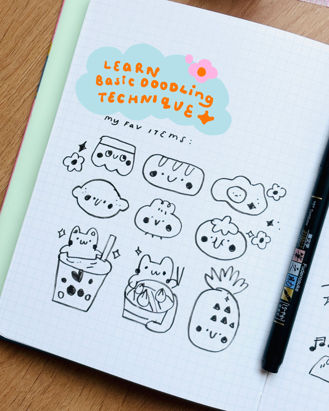 Eslite Stationery  x QuirkyQing Doodling with shapes Workshop 04.10.26