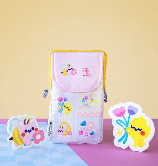 Puffy Phone Pouch (Too Cute to Work)