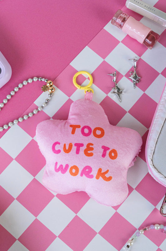 Too Cute to Work 2-in-1 Foldable Shopping Bag Charm