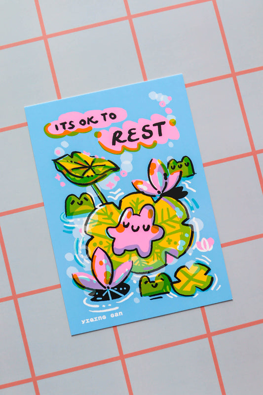 Its ok to rest card