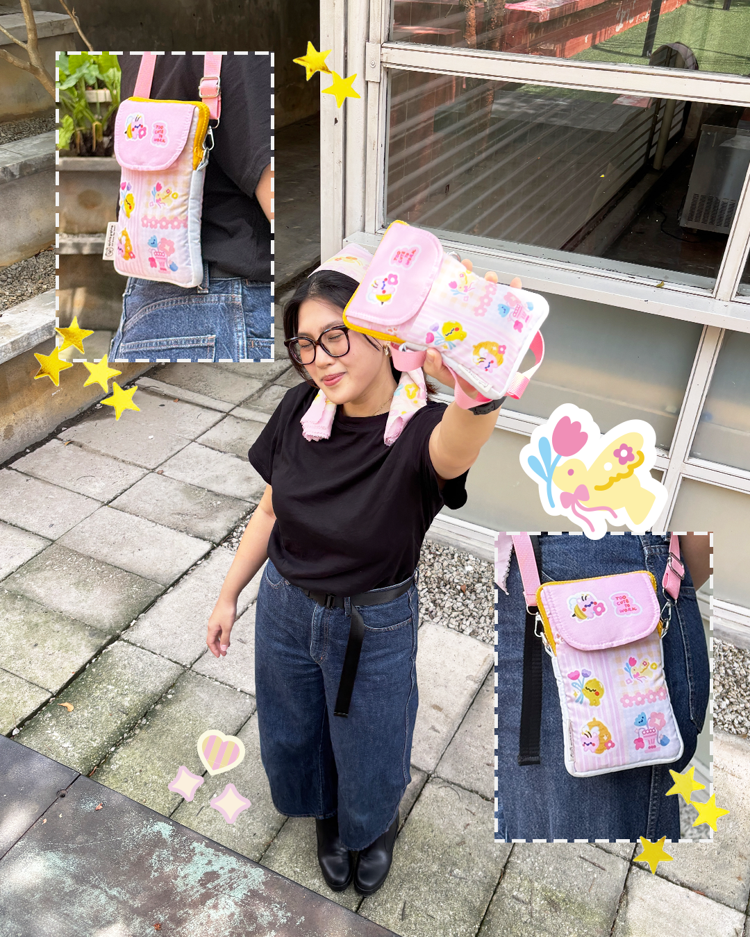 Puffy Phone Pouch (Too Cute to Work)