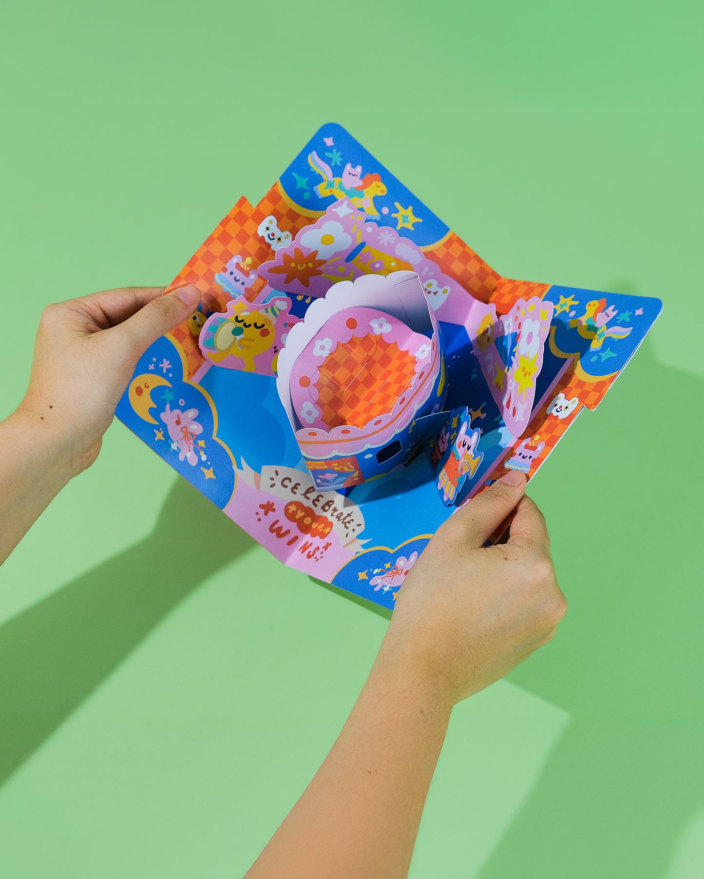 Quirky Cake Pop Up Card (POPA NOTA x QuirkyQing)