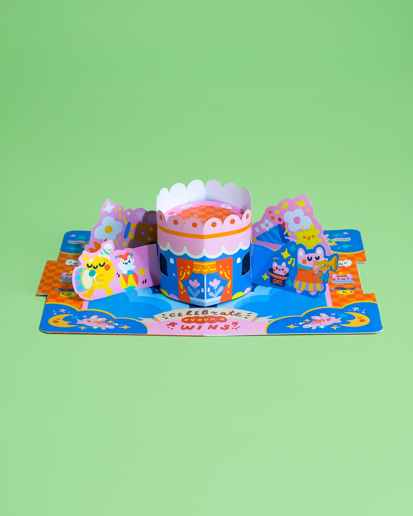 Quirky Cake Pop Up Card (POPA NOTA x QuirkyQing)