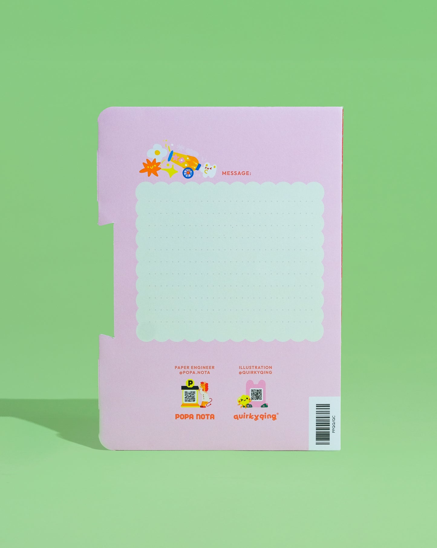Quirky Cake Pop Up Card (POPA NOTA x QuirkyQing)