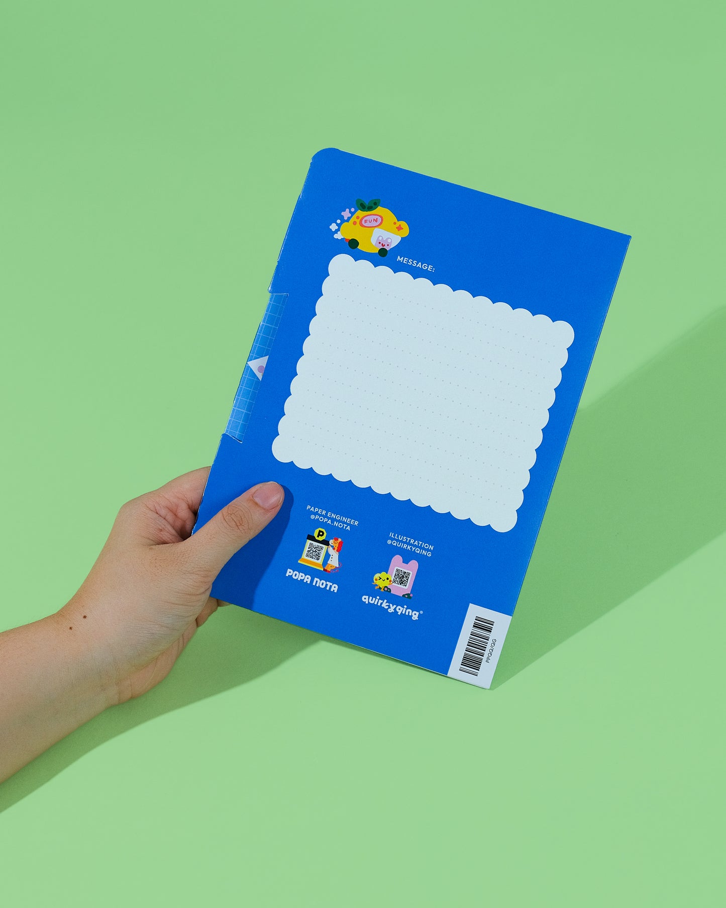 Quirky Gym Pop Up Card (POPA NOTA x QuirkyQing)