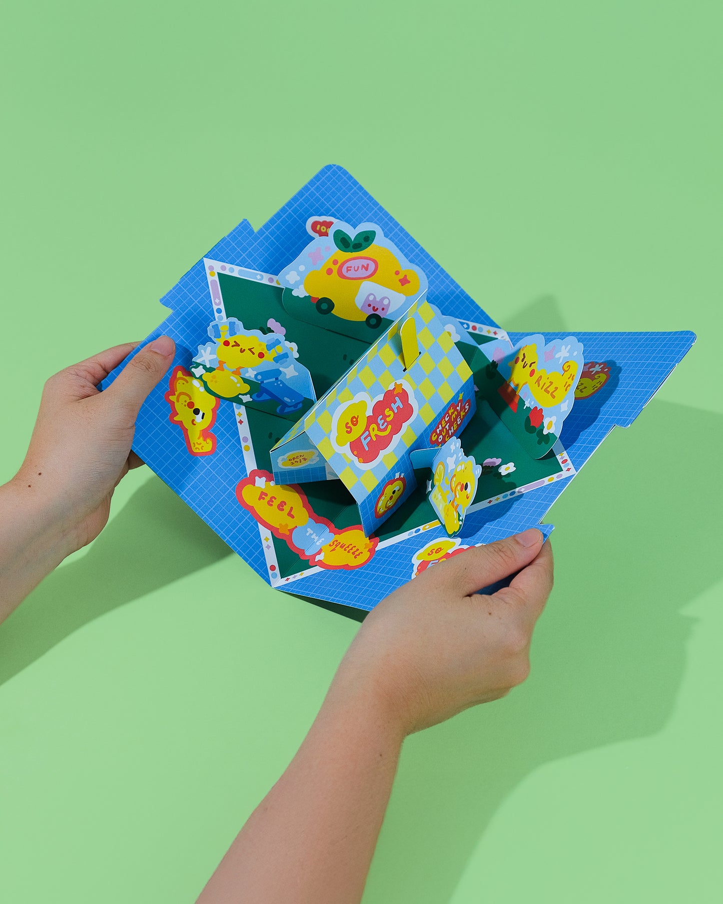 Quirky Gym Pop Up Card (POPA NOTA x QuirkyQing)