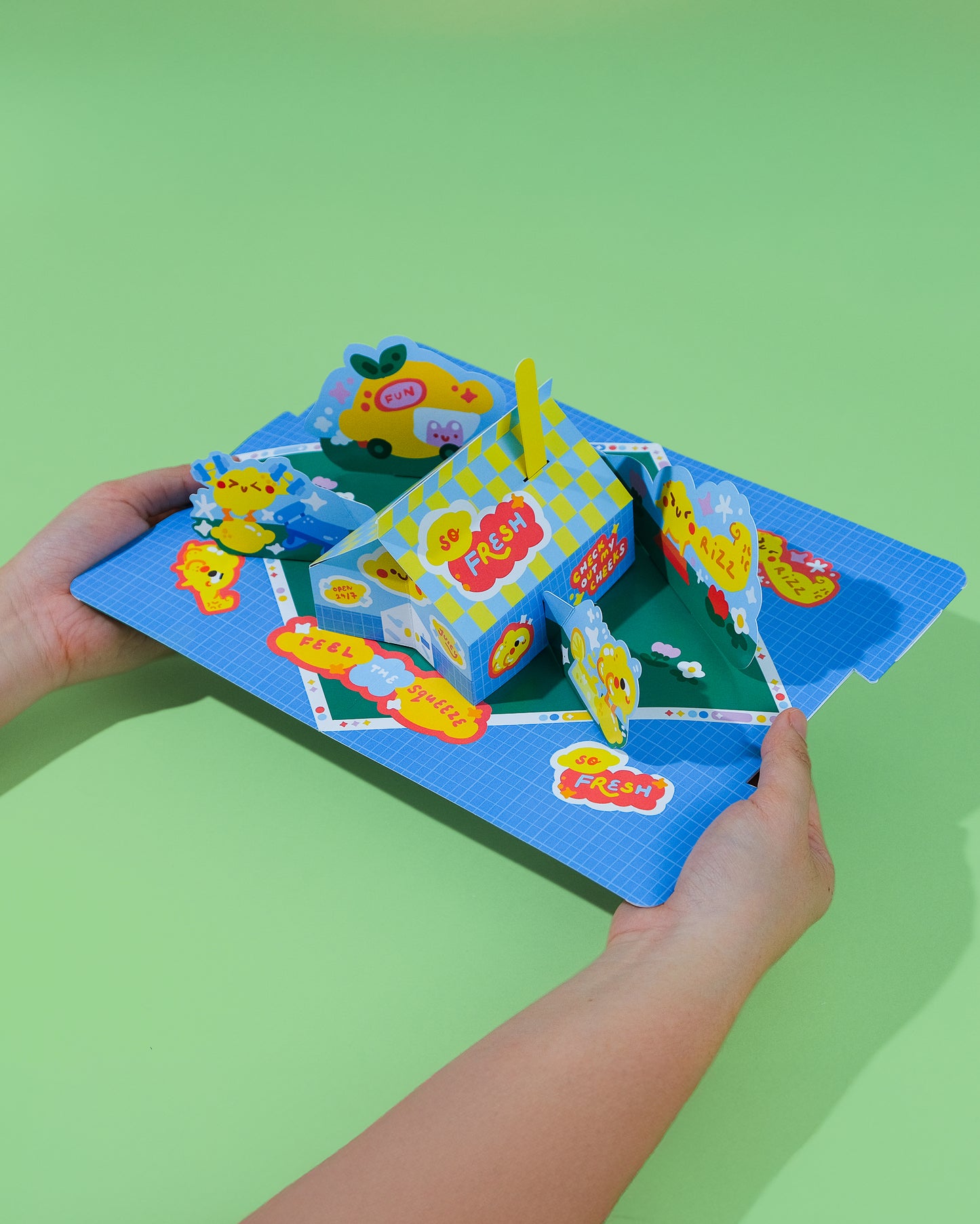 Quirky Gym Pop Up Card (POPA NOTA x QuirkyQing)