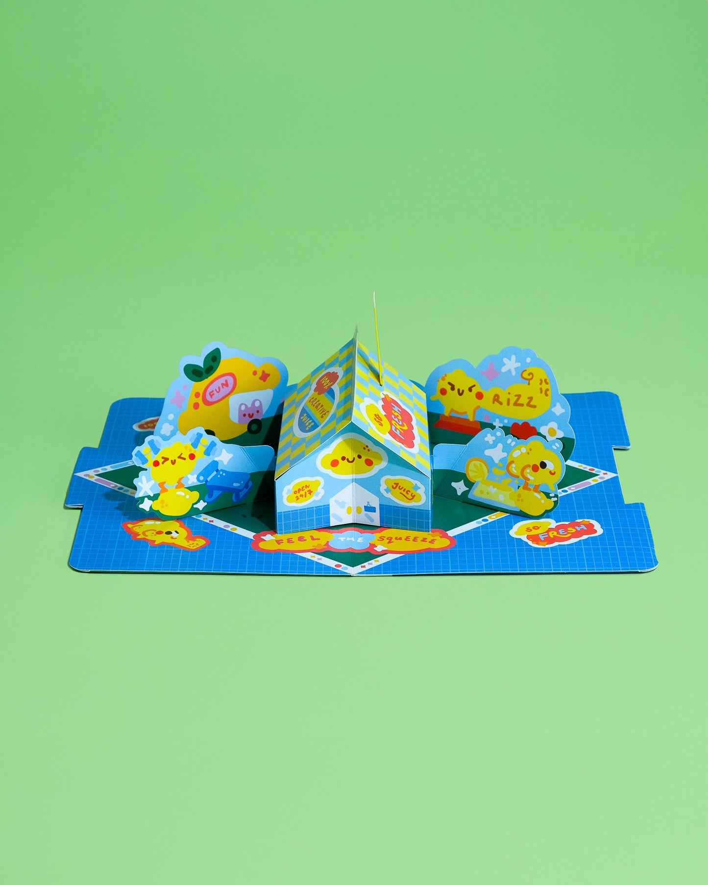 Quirky Gym Pop Up Card (POPA NOTA x QuirkyQing)
