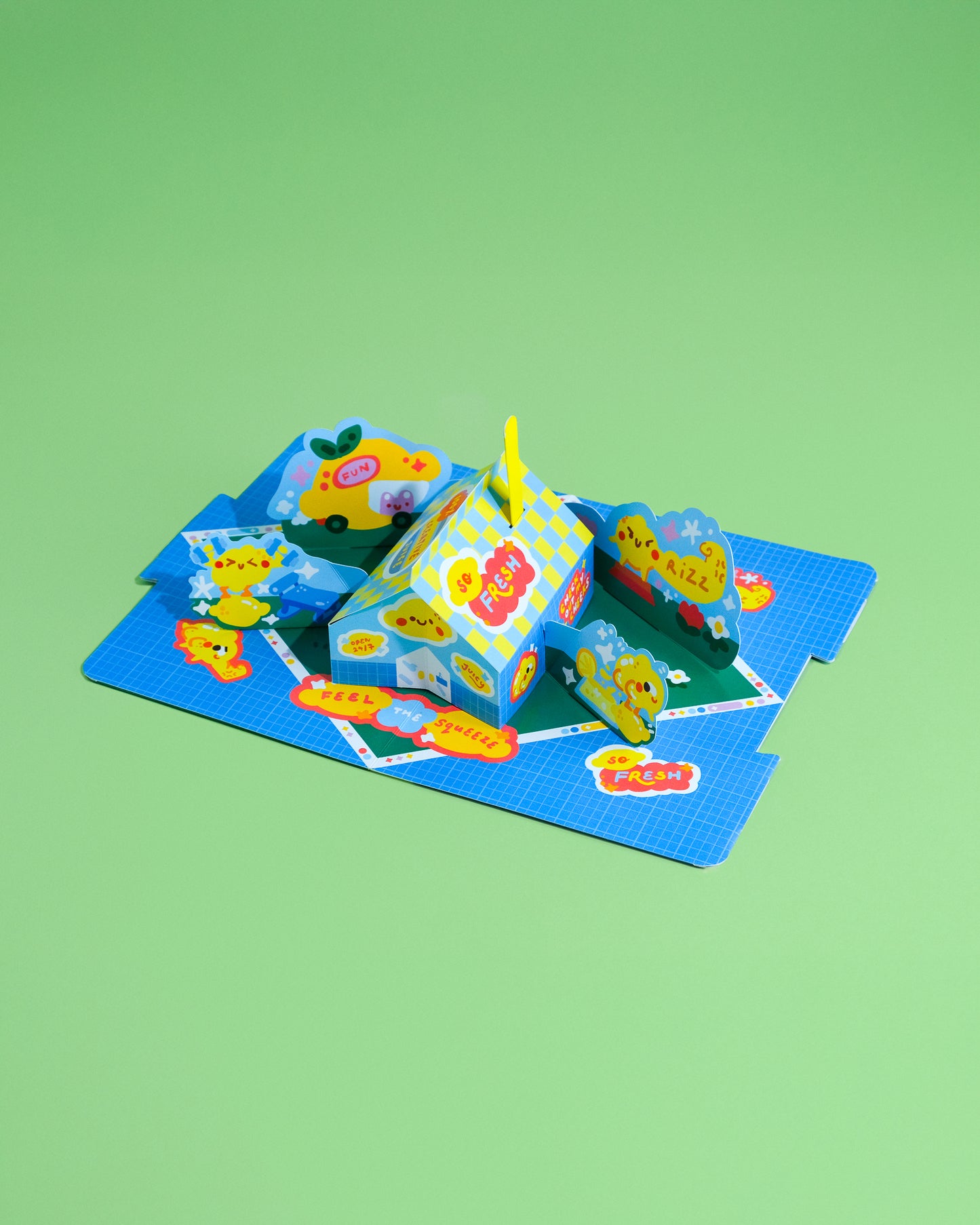Quirky Gym Pop Up Card (POPA NOTA x QuirkyQing)