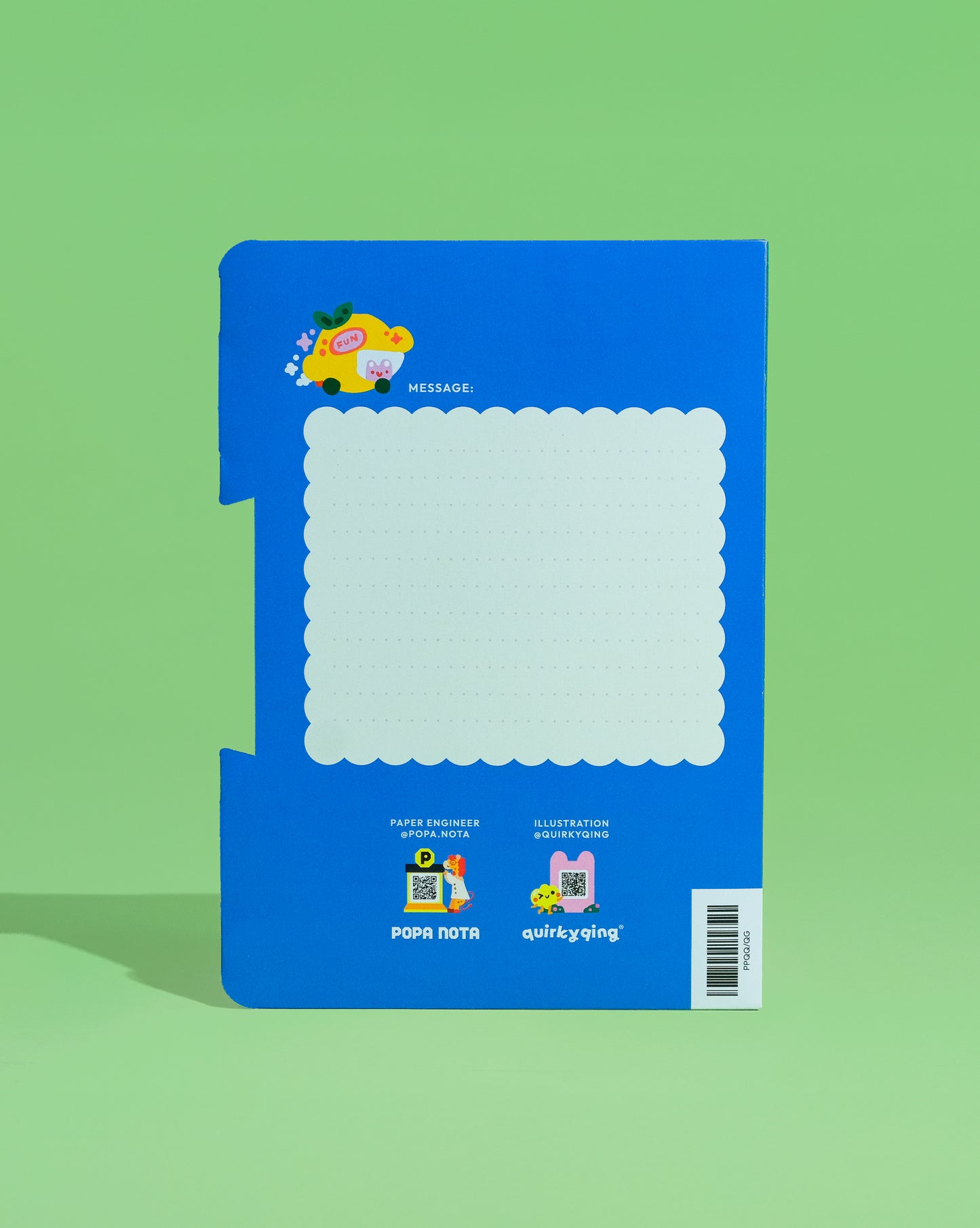 Quirky Gym Pop Up Card (POPA NOTA x QuirkyQing)