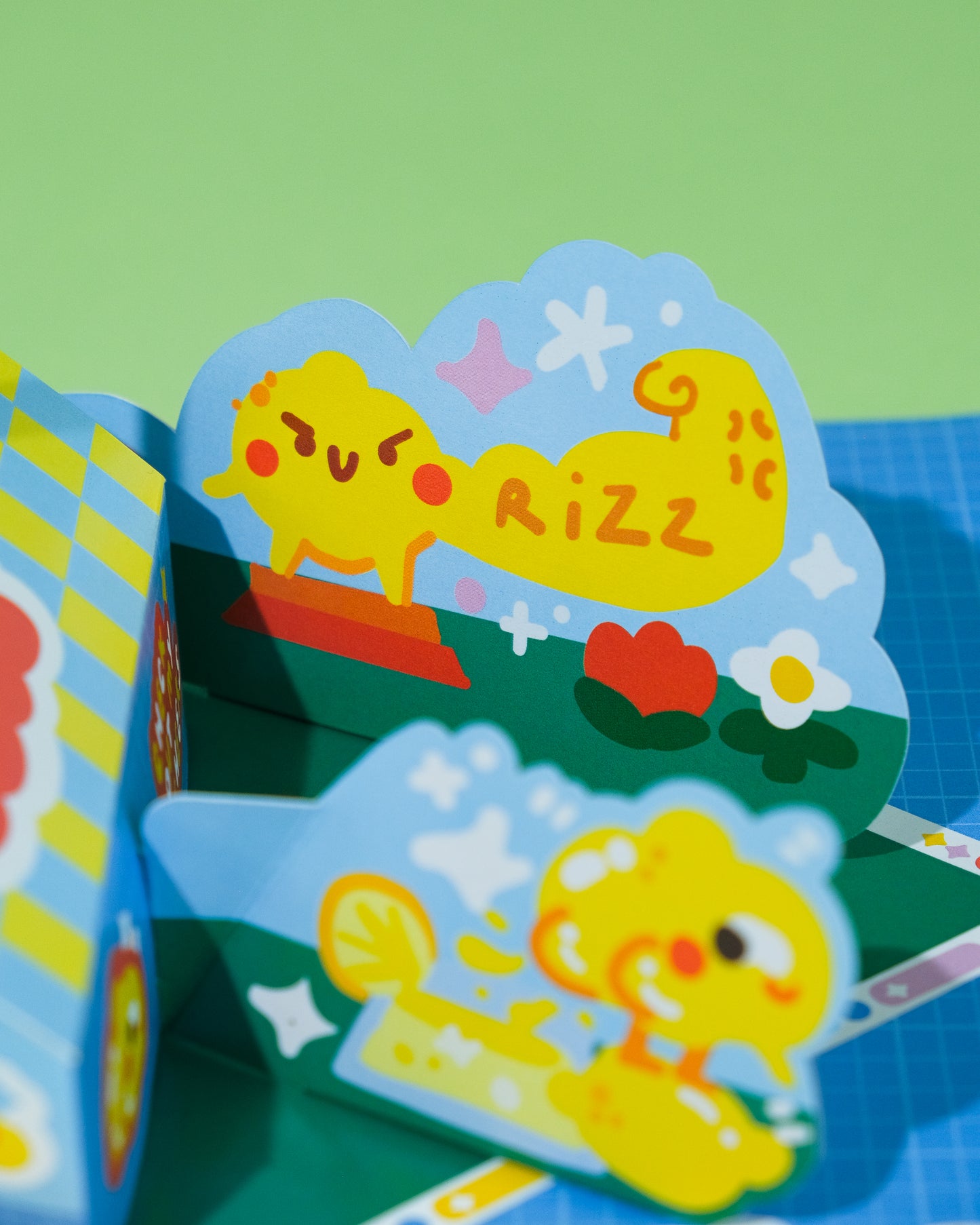 Quirky Gym Pop Up Card (POPA NOTA x QuirkyQing)