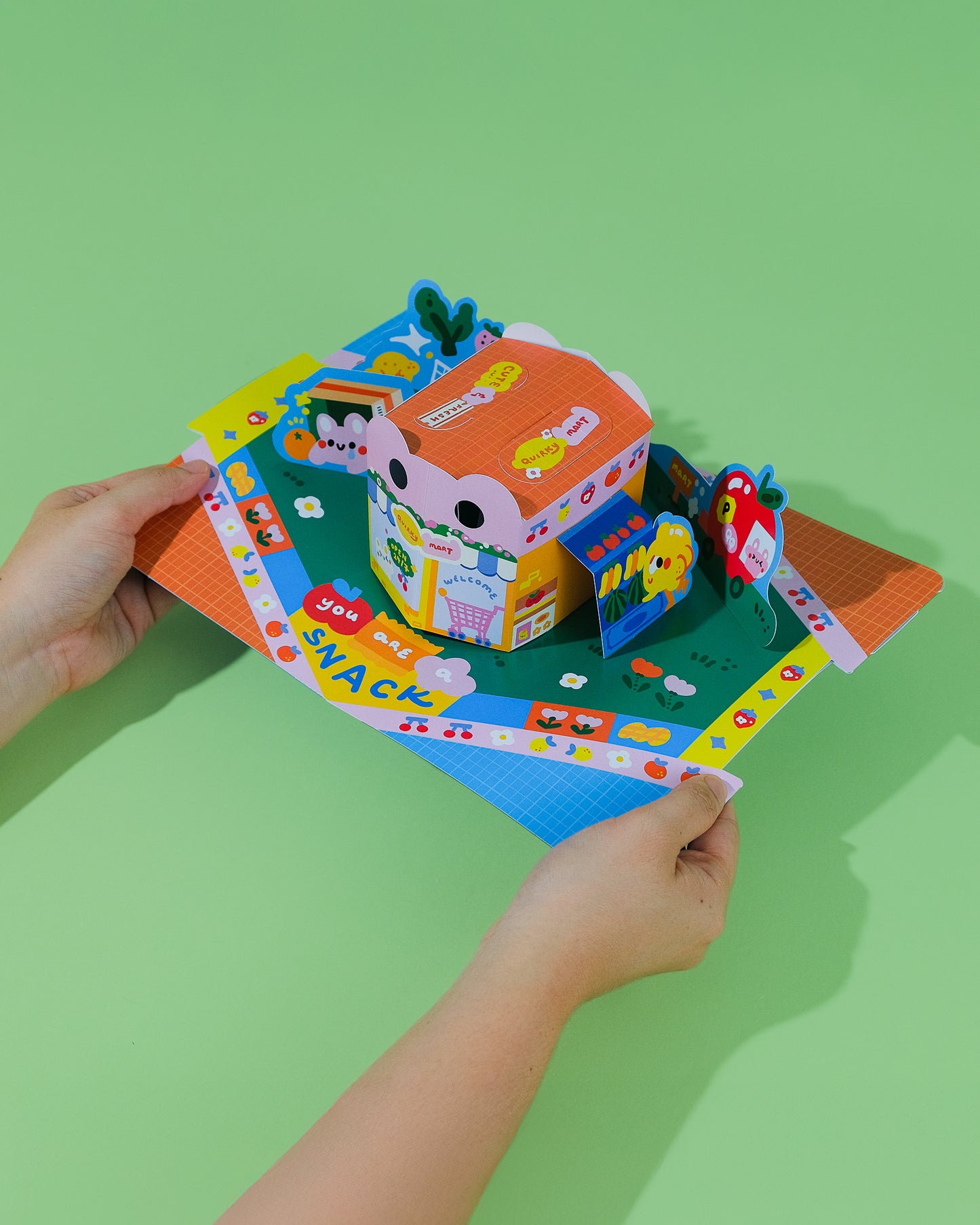 Quirky Mart Pop Up Card (POPA NOTA x QuirkyQing)