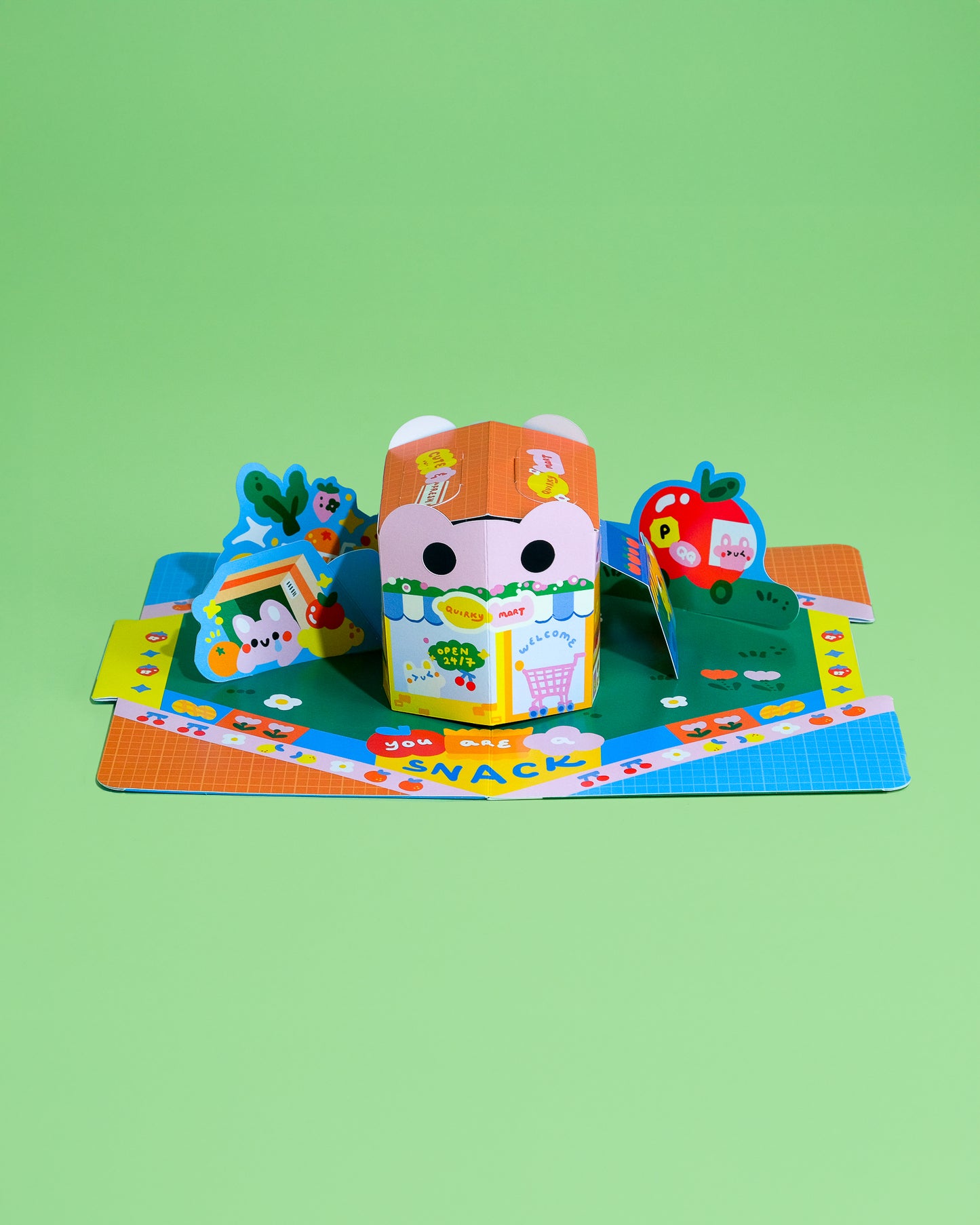 Quirky Mart Pop Up Card (POPA NOTA x QuirkyQing)