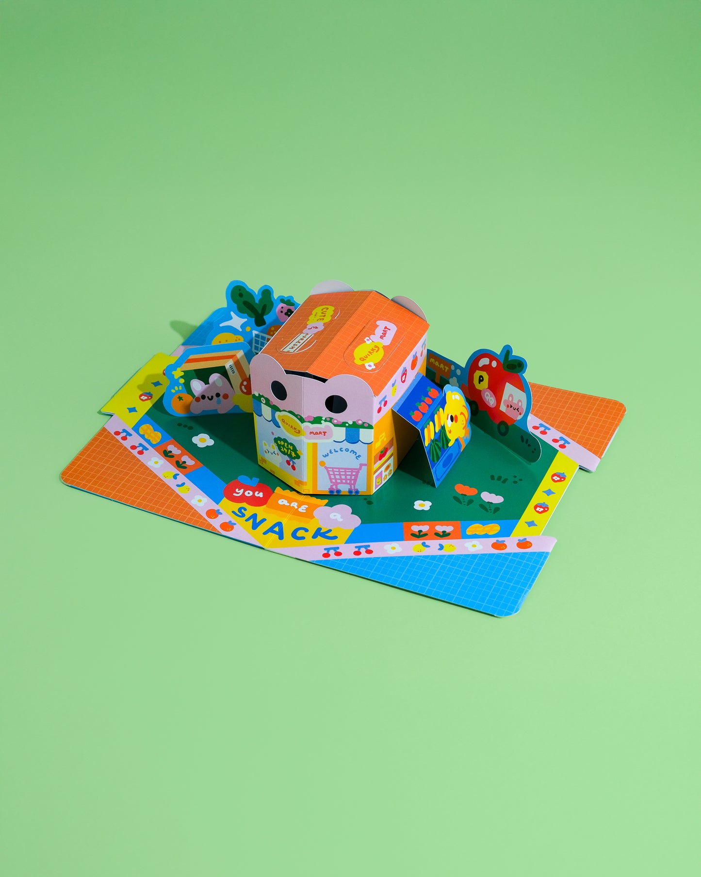 Quirky Mart Pop Up Card (POPA NOTA x QuirkyQing)
