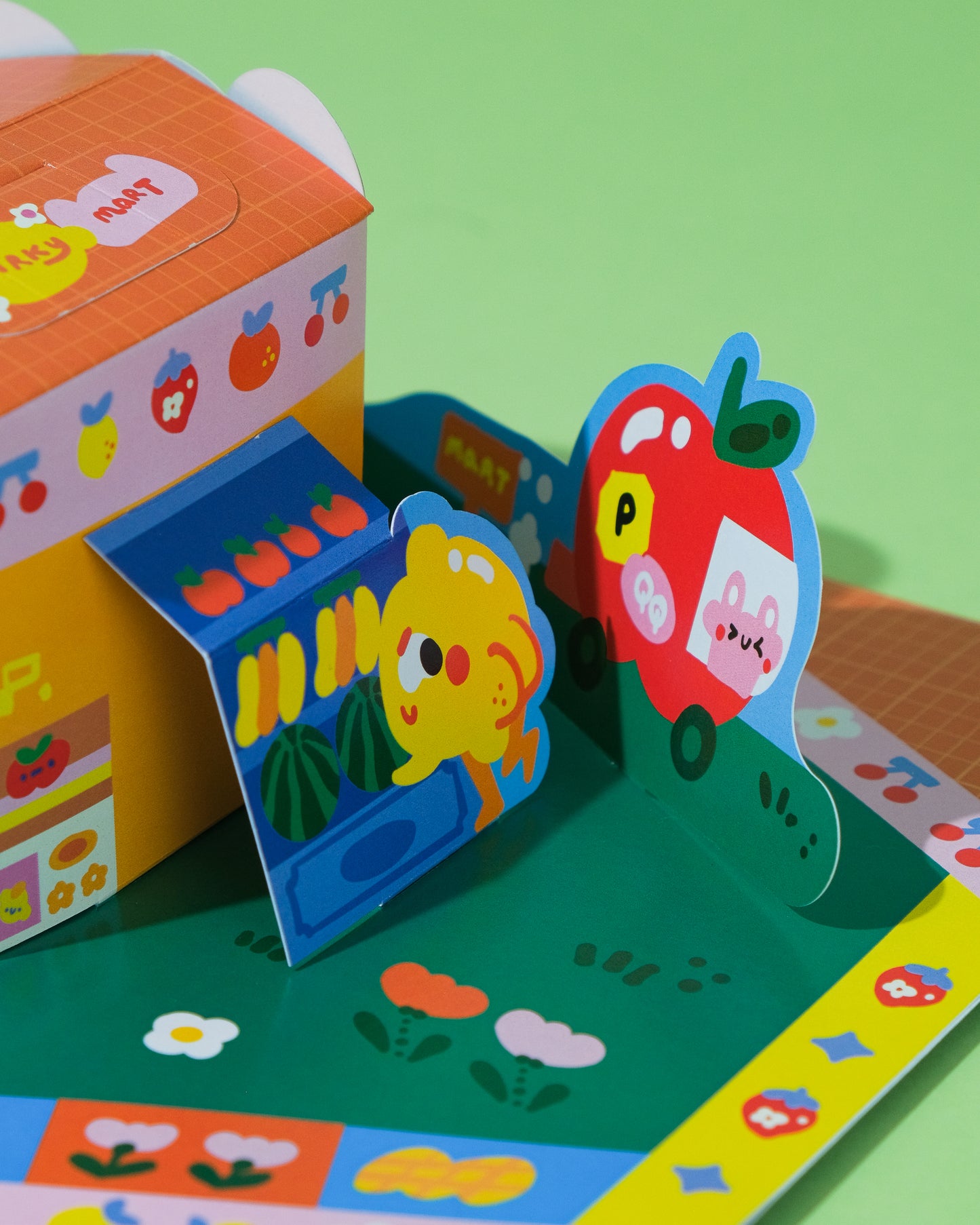 Quirky Mart Pop Up Card (POPA NOTA x QuirkyQing)