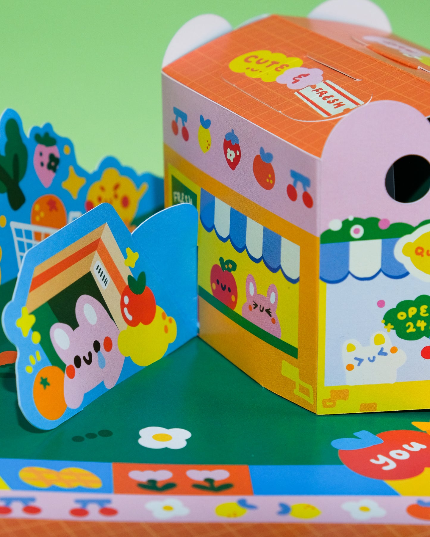 Quirky Mart Pop Up Card (POPA NOTA x QuirkyQing)