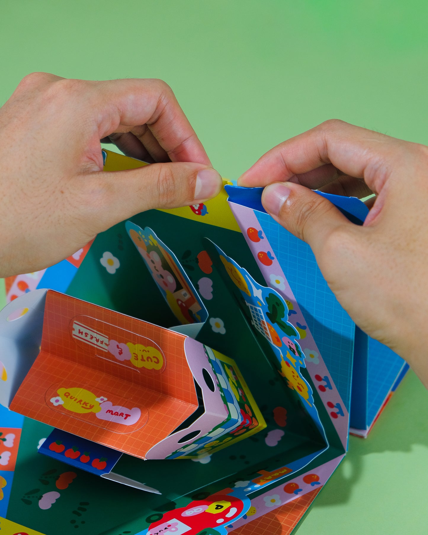 Set of 3 Pop Up Card (POPA NOTA x QuirkyQing)