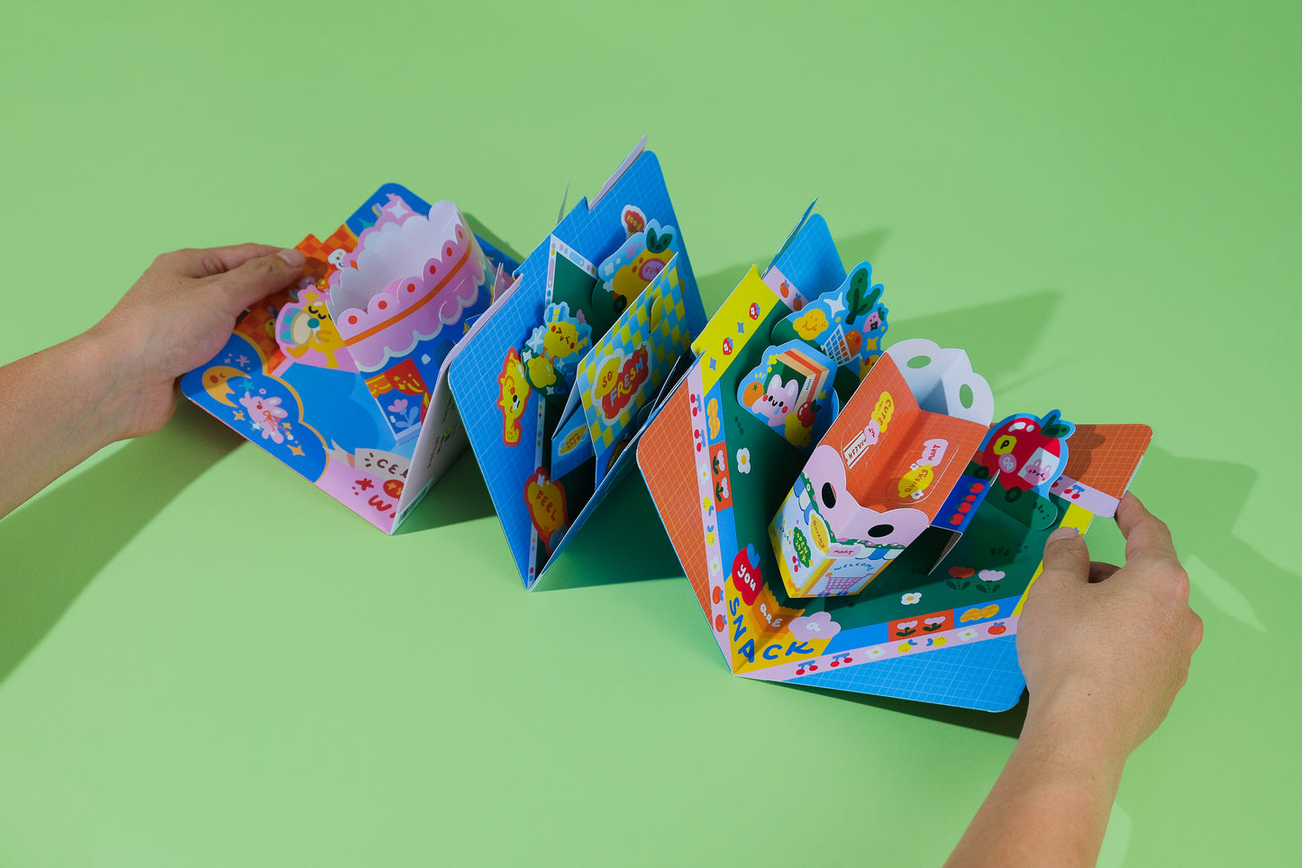 Set of 3 Pop Up Card (POPA NOTA x QuirkyQing)