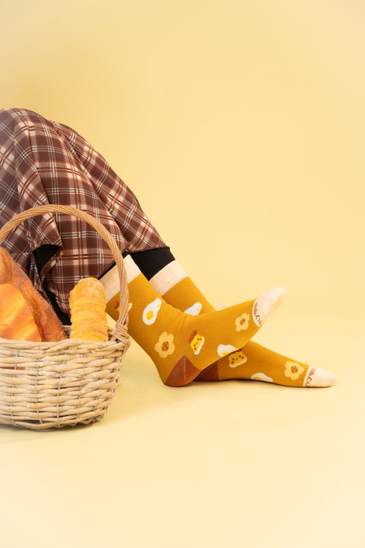 Butter Days Matching Crew Socks