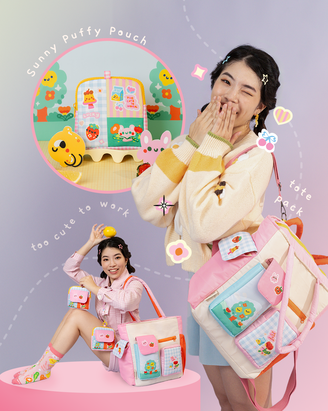 QuirkyQing Tote Pack (Sunny Ed.)